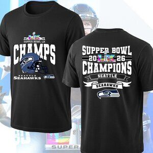 Seattle Seahawks 2026 Super Bowl Champions Shirt Go Hawks Champions T-Shirt